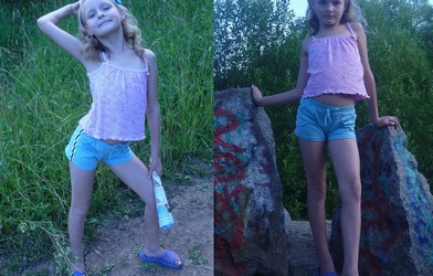 beauty children water